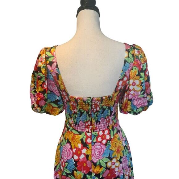 For Love & Lemons Puff Sleeve Mini Dress - Picture 9 of 12